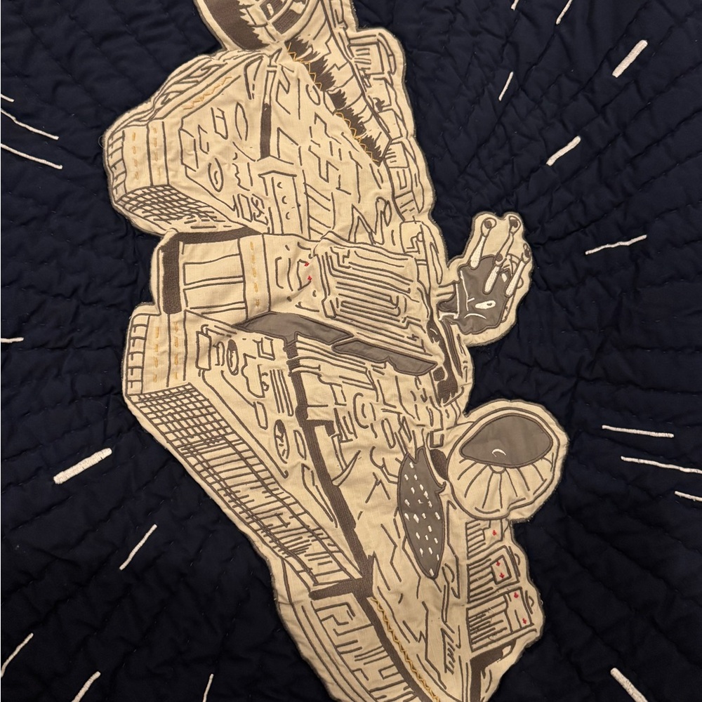 Pottery Barn Kids Millennium Falcon Quilt, Full - Picture 3 of 4
